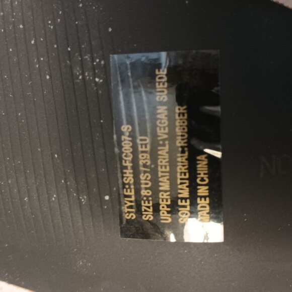 French Connection block heel double strap slip-on sandals. - Picture 2 of 4